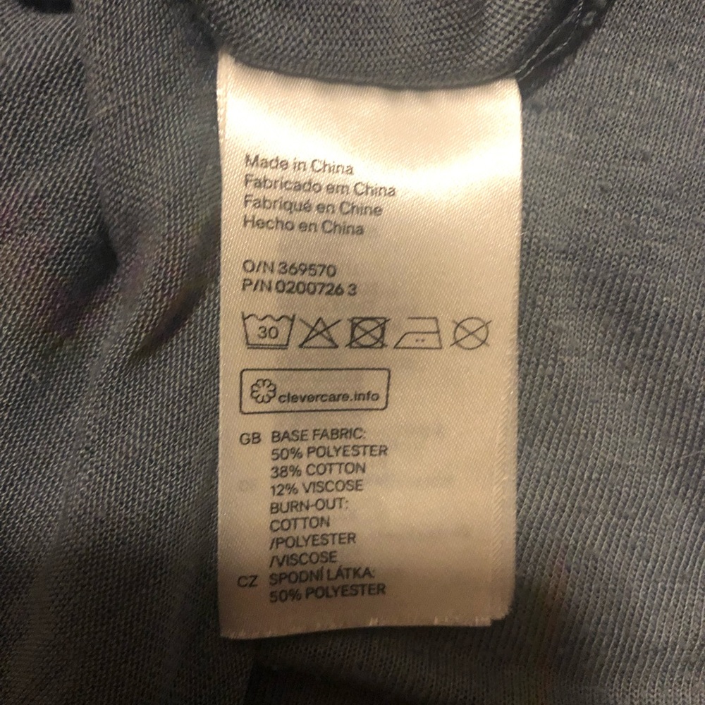 Blue High-Low Tee - Picture 4 of 4